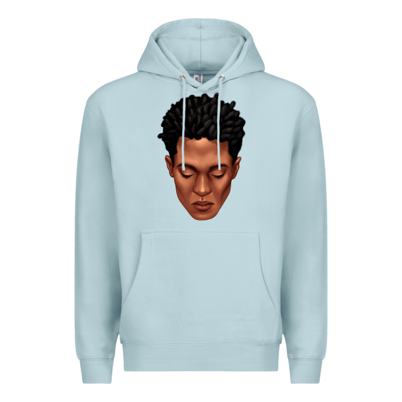 Black Man Portrait Premium Hoodie by texasbilliewilder | Teevron