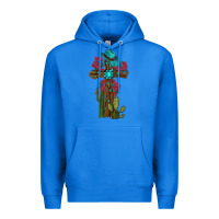 True Royal Gemstone Cross With Cactus Premium Hoodie - RanaPortraitStore