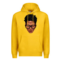 Lemon black man portrait Premium Hoodie - texasbilliewilder