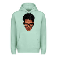 Seafoam black man portrait Premium Hoodie - texasbilliewilder