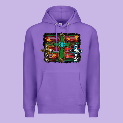 Premium Hoodie Western Cross
