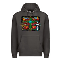 Smoke Western Cross Premium Hoodie - RanaPortraitStore