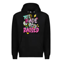 Black 70s made 80s raised Premium Hoodie - texasbilliewilder