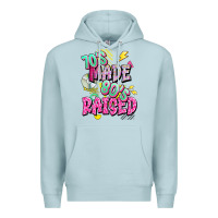 70s Made 80s Raised Premium Hoodie | Teevron