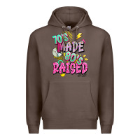 Coffee 70s made 80s raised Premium Hoodie - texasbilliewilder