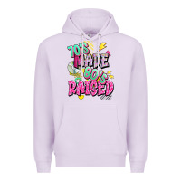 Lilac 70s made 80s raised Premium Hoodie - texasbilliewilder