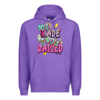 Purple 70s made 80s raised Premium Hoodie - texasbilliewilder