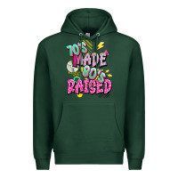 Sports Green 70s made 80s raised Premium Hoodie - texasbilliewilder