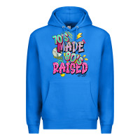 True Royal 70s made 80s raised Premium Hoodie - texasbilliewilder