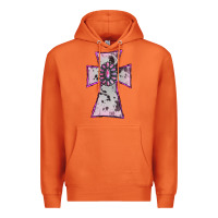 Carrot Cowhide Pink Gemstone Cross Premium Hoodie - RanaPortraitStore