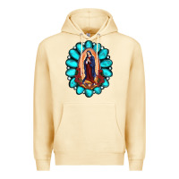 Pina Colada Gemstone Lady Of Guadalupe Premium Hoodie - RanaPortraitStore