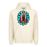 Tofu Gemstone Lady Of Guadalupe Premium Hoodie - RanaPortraitStore