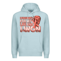 Blue Mist i fought for my life and i won uterine cancer peac Premium Hoodie - texasbilliewilder