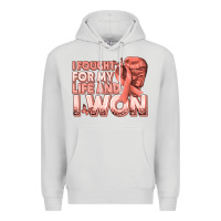 Dove Grey i fought for my life and i won uterine cancer peac Premium Hoodie - texasbilliewilder
