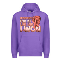 Purple i fought for my life and i won uterine cancer peac Premium Hoodie - texasbilliewilder