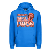 True Royal i fought for my life and i won uterine cancer peac Premium Hoodie - texasbilliewilder