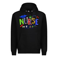Black autism nurse life Premium Hoodie - texasbilliewilder