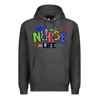 Charcoal Heather autism nurse life Premium Hoodie - texasbilliewilder