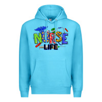 Ocean Blue autism nurse life Premium Hoodie - texasbilliewilder