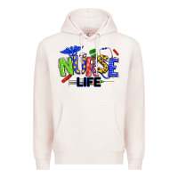 Pale Pink autism nurse life Premium Hoodie - texasbilliewilder