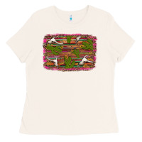 Bone cinco de mayo bullskull and cactus Ladies Tee - Artiststas