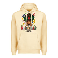 Pina Colada registrar life afro messy bun Premium Hoodie - texasbilliewilder