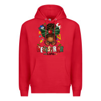 Red registrar life afro messy bun Premium Hoodie - texasbilliewilder