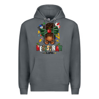 Rock registrar life afro messy bun Premium Hoodie - texasbilliewilder