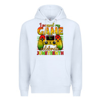 White I paused my game celebrate Juneteenth Premium Hoodie - texasbilliewilder