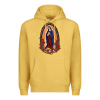Antique Gold Our Lady Of Guadalupe Premium Hoodie - RanaPortraitStore