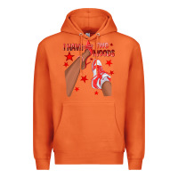 Carrot Bright Red I Have Two Moods Afro Girl Sneakers Premium Hoodie - texasbilliewilder