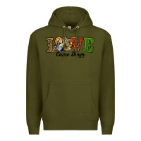 Army Green Love Came Down Baby Jesus Christmas Premium Hoodie - RanaPortraitStore