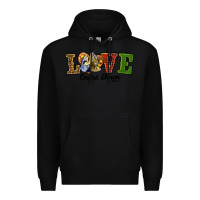 Black Love Came Down Baby Jesus Christmas Premium Hoodie - RanaPortraitStore