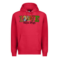 Cardinal Love Came Down Baby Jesus Christmas Premium Hoodie - RanaPortraitStore