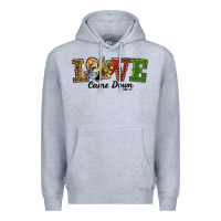 Heather Grey Love Came Down Baby Jesus Christmas Premium Hoodie - RanaPortraitStore