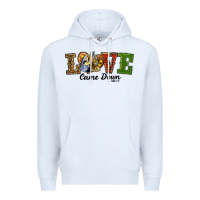 White Love Came Down Baby Jesus Christmas Premium Hoodie - RanaPortraitStore