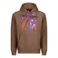Chestnut Purple I Have Two Moods Afro Girl Sneakers Premium Hoodie - texasbilliewilder