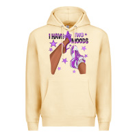 Pina Colada Purple I Have Two Moods Afro Girl Sneakers Premium Hoodie - texasbilliewilder