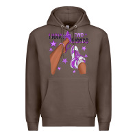 Coffee Purple I Have Two Moods Afro Girl Sneakers Premium Hoodie - texasbilliewilder