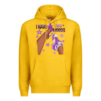 Lemon Purple I Have Two Moods Afro Girl Sneakers Premium Hoodie - texasbilliewilder