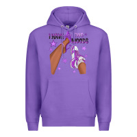 Purple Purple I Have Two Moods Afro Girl Sneakers Premium Hoodie - texasbilliewilder