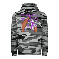 Slate Camo Purple I Have Two Moods Afro Girl Sneakers Premium Hoodie - texasbilliewilder