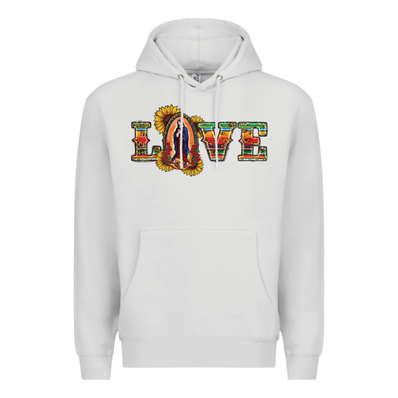Love Lady Of Guadalupe Premium Hoodie by RanaPortraitStore | Teevron