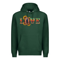 Sports Green Love Lady Of Guadalupe Premium Hoodie - RanaPortraitStore