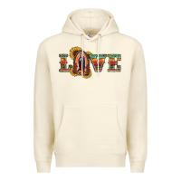 Sandshell Love Lady Of Guadalupe Premium Hoodie - RanaPortraitStore