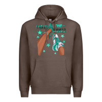 Coffee Teal I Have Two Moods Afro Girl Sneakers Premium Hoodie - texasbilliewilder