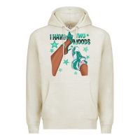Oatmeal Heather Teal I Have Two Moods Afro Girl Sneakers Premium Hoodie - texasbilliewilder