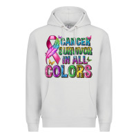 Dove Grey cancer survivor in all colors Premium Hoodie - texasbilliewilder