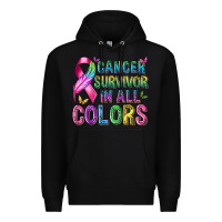 Black cancer survivor in all colors Premium Hoodie - texasbilliewilder