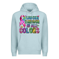 Blue Mist cancer survivor in all colors Premium Hoodie - texasbilliewilder